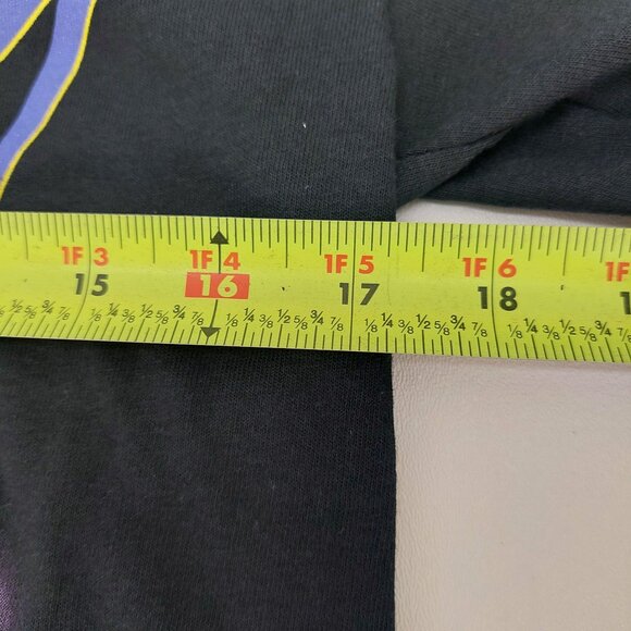 Prince Purple Rain Graphic Black T-Shirt Men's Small 100% Cotton Music Band - Picture 4 of 6